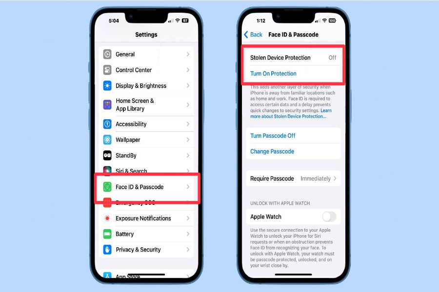 How To Turn Off Stolen Device Protection